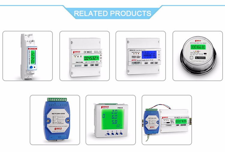 120/230V Digital Only EM115-Mod-DO 100A Wireless Lora Prepayment Electricity Meter