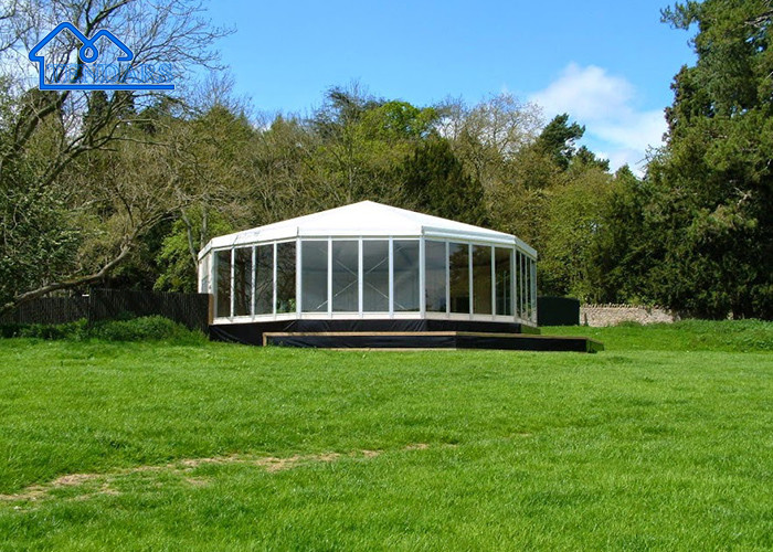Hexagonal Structures Pvc Hexagon Party Wedding Marquee Tent Without Center Pole For Outdoor Event