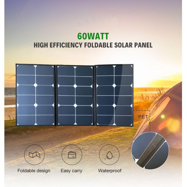 Portable Foldable Solar Charger 50w 100w 150w 200w PERC Type