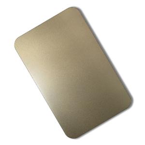 China PVD Coating Bead Blasted Stainless Steel Sheet Acero Inoxidable 304 316 201 1219 X 2438mm wholesale