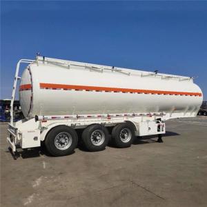 China Tri Axle 45000 Liters Aluminum Tanker Trailer for Sale with Best Price wholesale