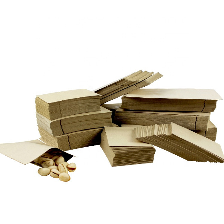 Heat Seal Custom Kraft Paper bags/Sealing Vacuum Packaging Bag with Tear Notch