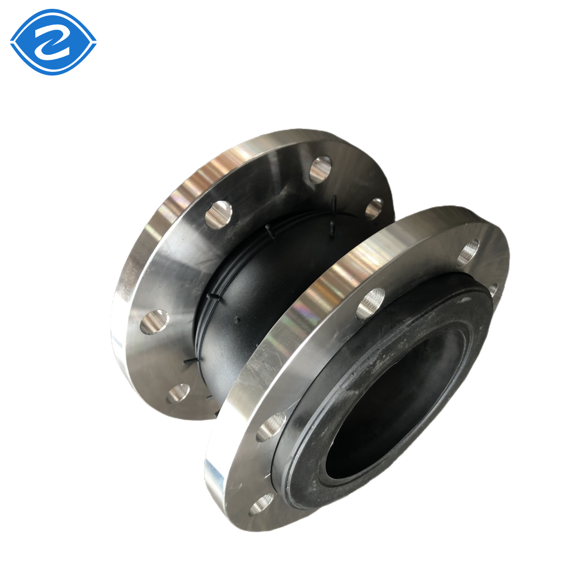 10mm 15mm Equal Head Double Sphere Rubber Expansion Joint For Weak Acids