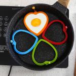 OEM Logo Sustainable Round Design Silicone Egg Rings