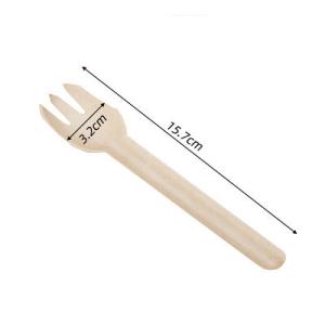 China Bulk Eco Disposable Sugarcane Compostable Cutlery Tableware 16CM wholesale