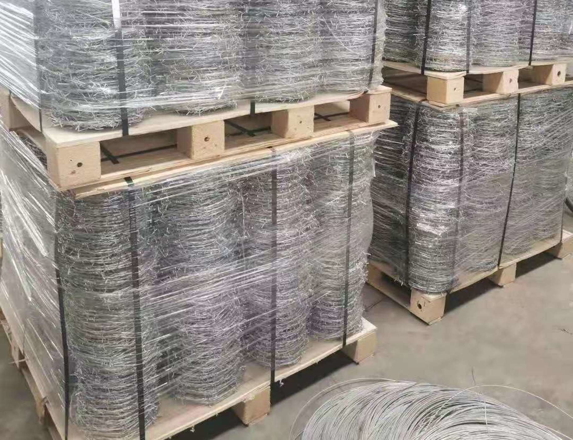 Grass Green Flat Razor Wire Linear Razor Ribbon Wire Galvanized