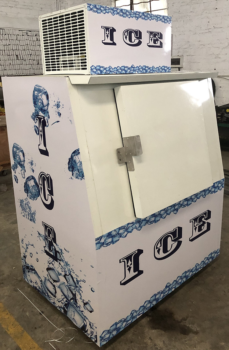 Commercial Outdoor Ice Storage Bucket For Storing 120 Bags Ice