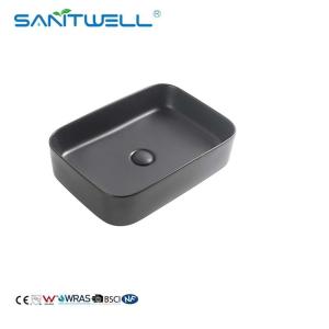 China Chaozhou Suppliers Above Counter basin 2024 Vessel Sink Round Ceramic Basin Wall Mounted Sink AB8316 wholesale