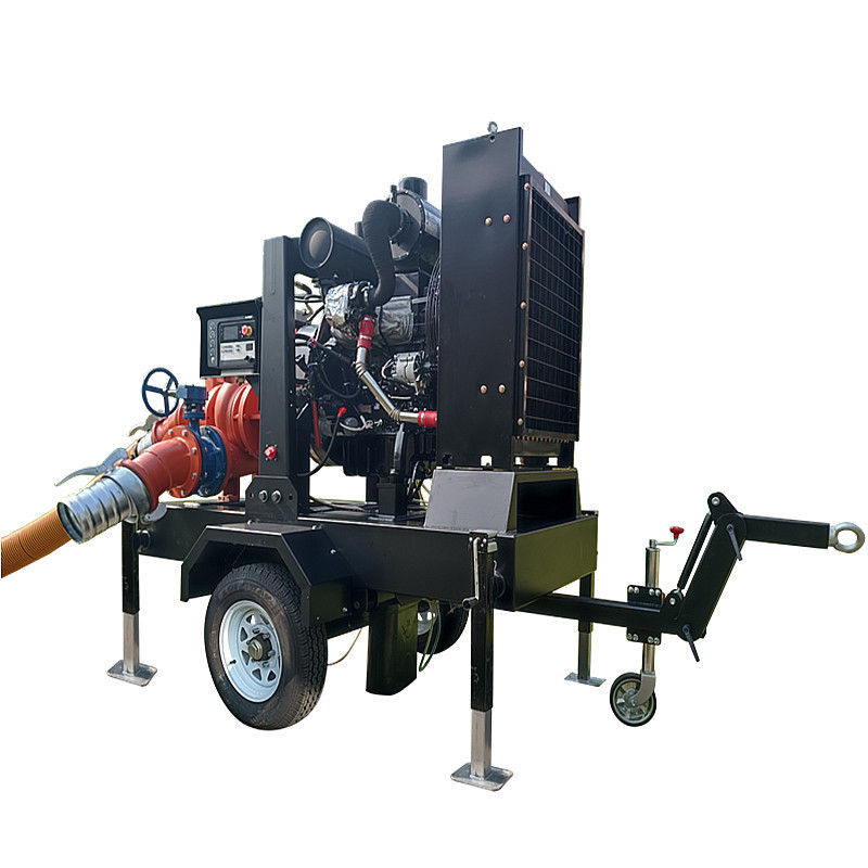 High Pressure Diesel Water Pump Dry Suction Drainage Pump Agriculture Silent Pump Manufacturers