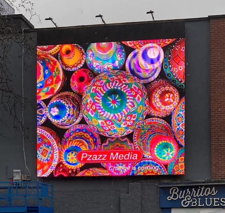 P7.8 Large Outdoor Advertising Screen 1000x1000mm Waterproof Led Display