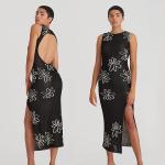Sleeveless Open Back Summer Maxi Dress