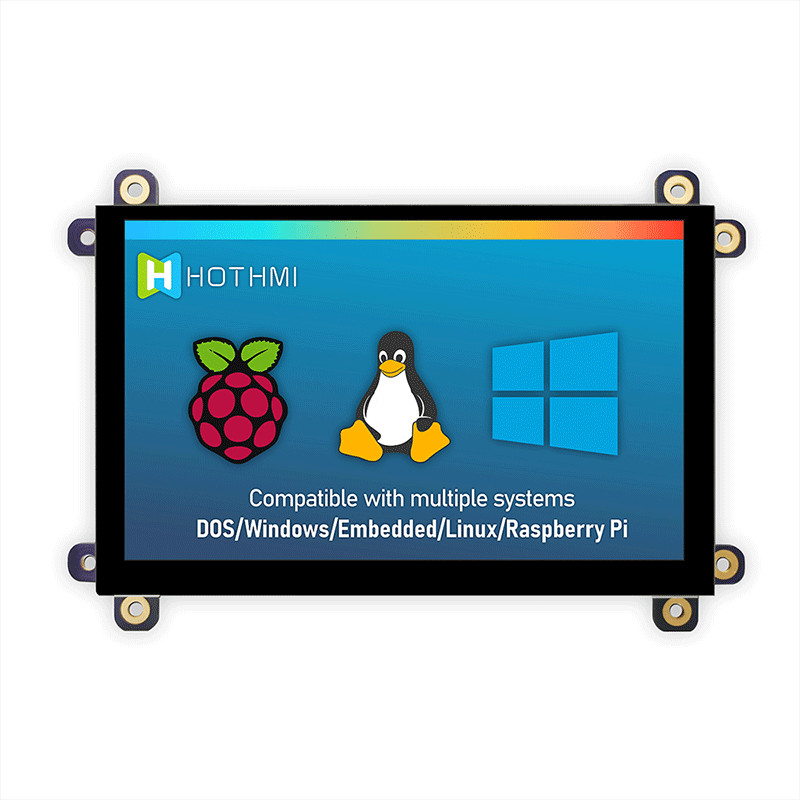 5V IPS 5 Inch HI LCD Display Durable 800x480 Pixels TFT-050T61SVHDVUSDC