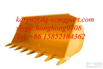 Quality XCMG PARTS wheel loader ZL50G bucket assembly 253000538 for sale