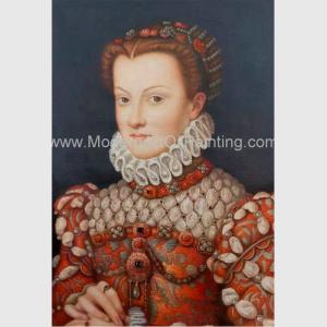 China Royal Lady People Oil Painting Reproduction Noble Palace Oil Painting For Home Decor wholesale