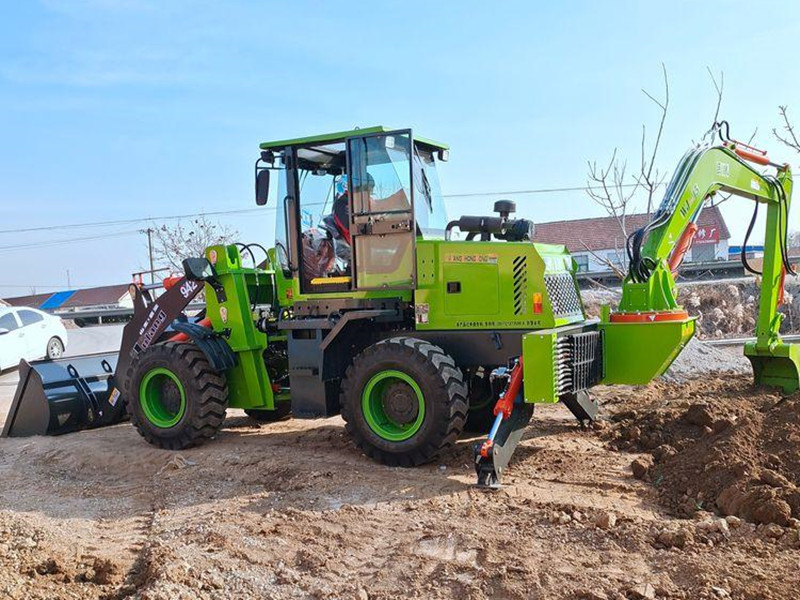 Loader backhoe ET942-45 China best selling backhoe with breaker
