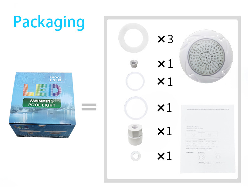 Durable 6W RGB LED Swimming Pool Light , Multicolor Inground LED Pool Light Fixture
