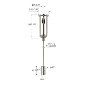 China Self Locking Lighting Suspension Kits Up And Down Adjustable YW86010 wholesale