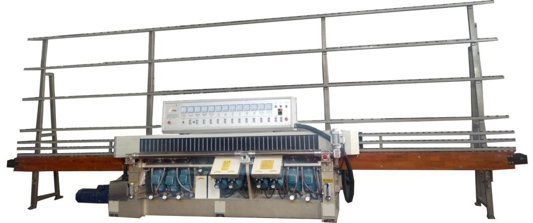 11 Motors Glass Straight Line &amp; 45 Degree Edging Machine Glass Processing Machine
