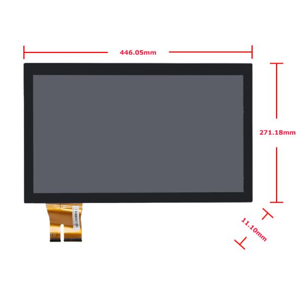 1100nits Brightness PCAP Touch Display 18.5 Inch 1920x1080 TFT LCD Screen