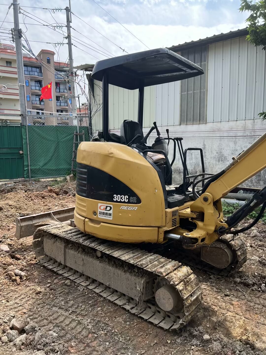 Electric Water Pump Excavator for Cat 303ccr with Steel Track and Crawler Moving Type