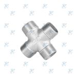 Stainless steel equal diameter four way elbow, high-pressure resistant cross