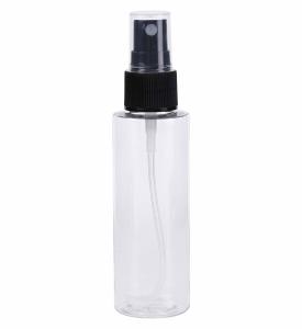 China Transparent PET Plastic 100ml Cosmetic Jars With 24mm Pump wholesale