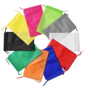 China Nonwoven Cotton Small Drawstring Gift Bags For Shoes Clothing Dust Packaging wholesale