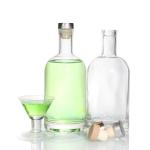 Flint Empty Glass Liquor Bottles 200ml 375ml 1000ml OEM
