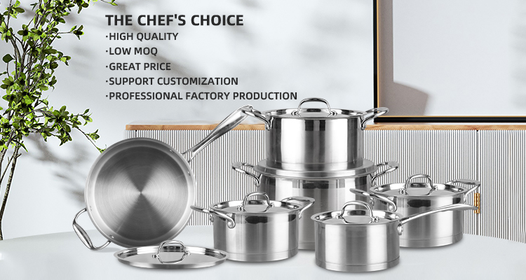 Food Grade 304 Stainless Steel Non Stick Pan Honeycomb Pot Bottom