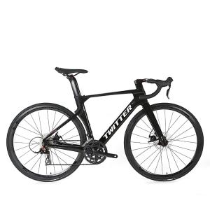 China High Modulus T900 Carbon Road Disc Bike TWITTER R10 700C Aluminum Alloy Rim wholesale