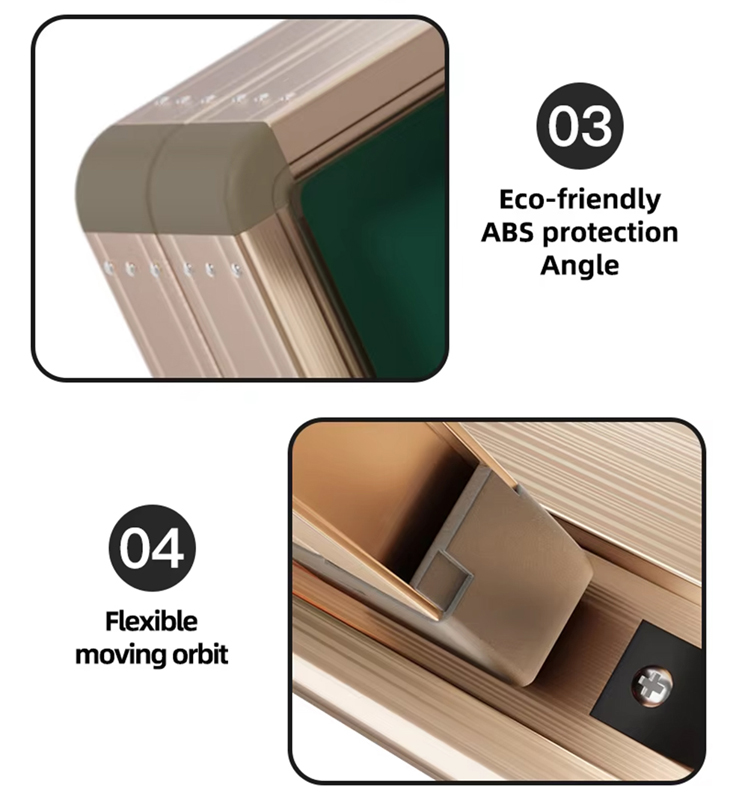 Qtenboard Blackboard Teaching School Classroom Push and Pull Green Board Smart Board Accessories