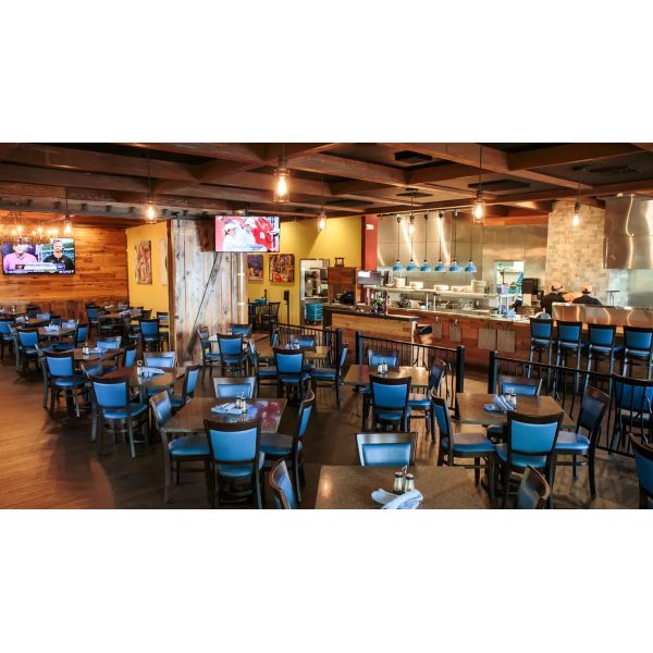 50pcs Wooden Restaurant Ladder Back Chair Modern Style Customized Dining Chair Nature Customization Commercial Furniture