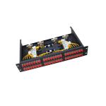 19 Inch 2U Fiber Optic Panel , Rack Mount Fiber Patch Panel For FTTH