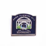 Gold Silver Soft Enamel Sports Lapel Pins / Custom Metal Pin Badges