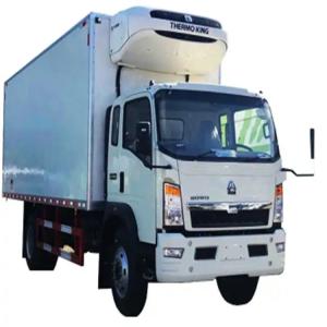 China Fully Enclosed Structure SINOTRUK HOWO 6X4 Food Refrigerator Freezer Truck Lorry Truck Freezing Temp -18℃ To 5℃ wholesale