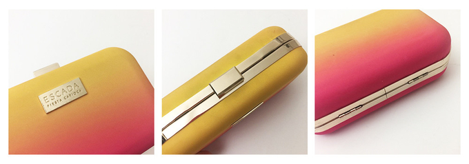 Clip Closure Dual Use Shoulder Messenger Evening Clutch Bag For Cocktail Party