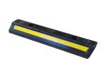 Rubber 500mm 2.6kg Reflective Film Car Parking Stopper