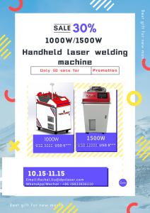 China 1000W 1080nm Laser Welding Machine Water Cooling Overlap Handheld wholesale