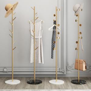 China Metal L32cm Floor Standing Clothes Rack Corrosion Resistant wholesale