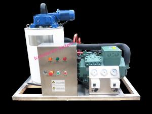 China 1ton Industrial Seawater Flake Ice Machine For Fishing Vessels wholesale