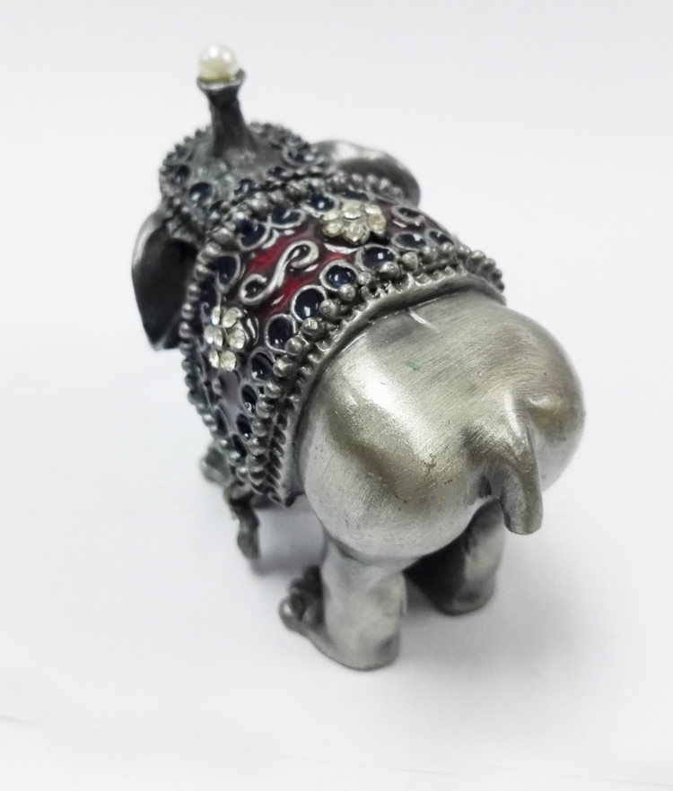 Thailand Gifts Trinket Box Elephant Shape Jewelry Boxes For Gift