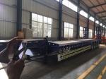 60T Low Bed Semi Trailer 17m 4 Axle Lowbed Semi Trailers