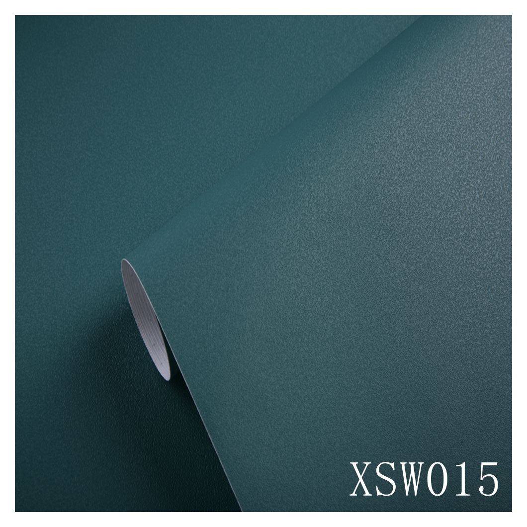 Peel Off and Stick Directly Matt Black Self-Adhesive Wallpaper for Home Decor