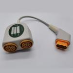 30cm Draeger Compatible IBP Cable 10 Pin Connector Pressure Transducer
