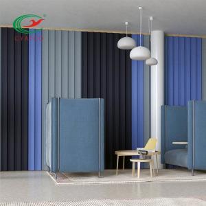 China Recycled PET 3D Polyester Fiber Acoustic Panel Mildewproof Durable wholesale