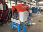 Rectangle Steel Downspout Roll Forming Machine Round Sawing Cutting 5T Decoiler