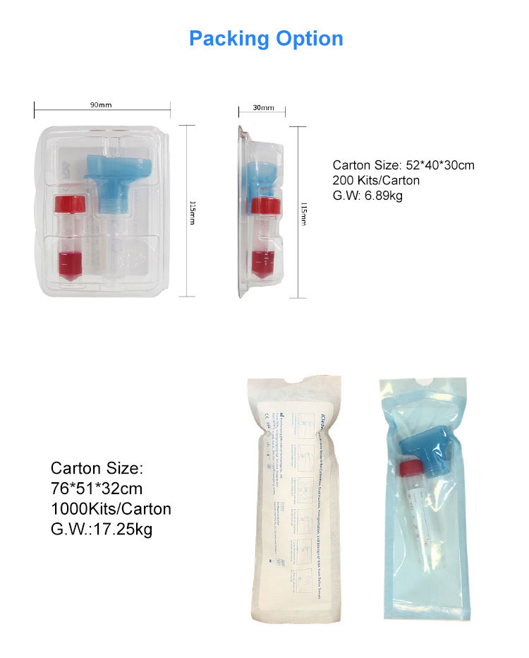 Saliva Collector Saliva Sampler Funnel Shaped Saliva Collector Genetic Testing DNA
