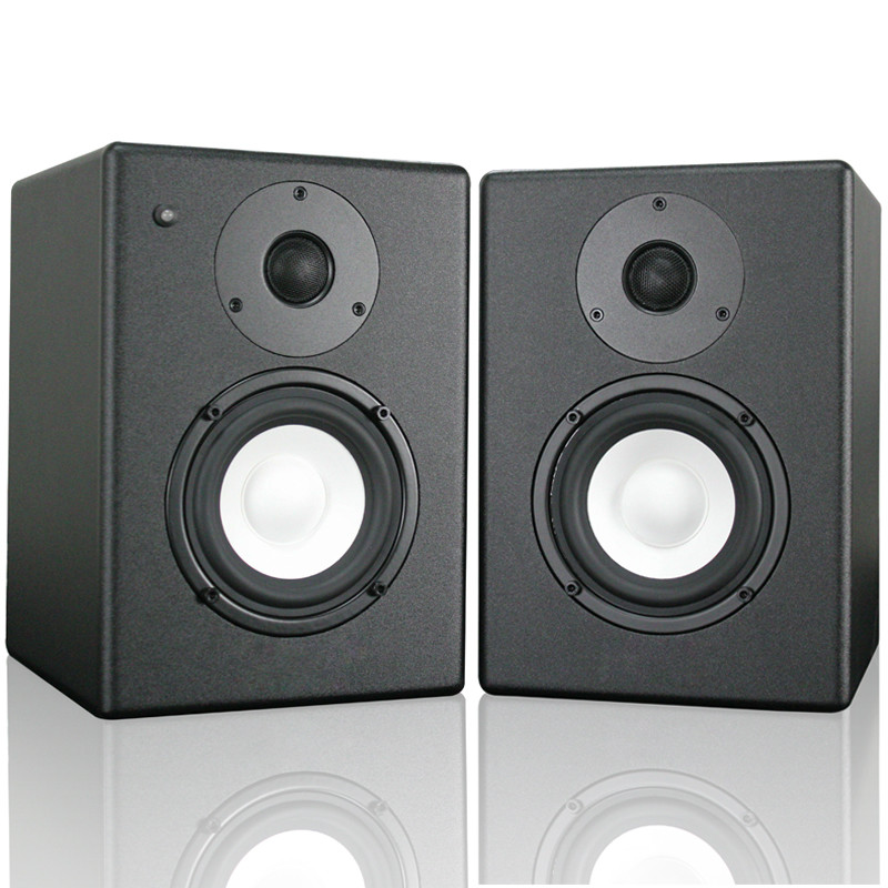 Powered Bookshelf Speakers 200 Watt Stereo Speakers For Music Gaming Turntables Home Theater Systems