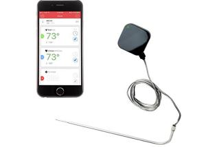 China 30 Meters Remote Smart Bluetooth Food Thermometer , Outdoor Wifi Bbq Thermometer wholesale