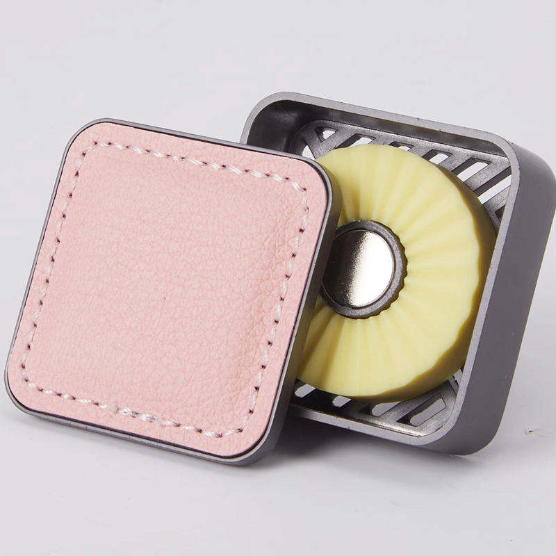 Custom Leather Car Air Freshener Personalised Sustainable
